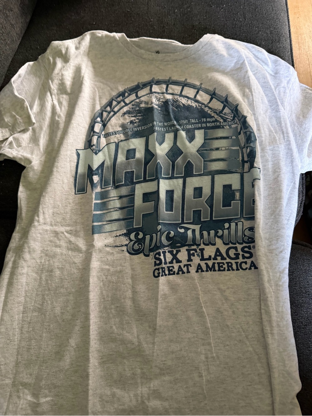 Six Flags Great America Maxx Force Graphic Tee